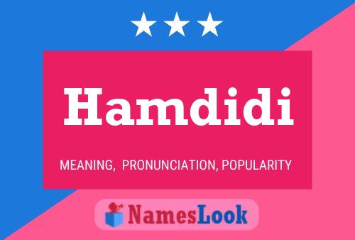 Hamdidi Name Poster