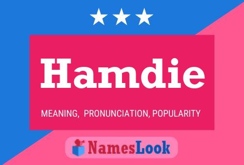 Hamdie Name Poster