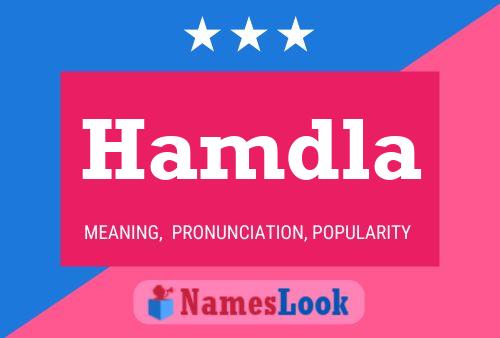 Hamdla Name Poster