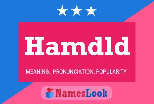 Hamdld Name Poster