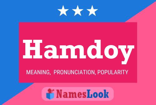 Hamdoy Name Poster