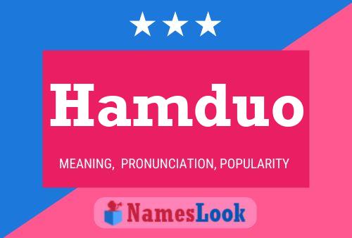 Hamduo Name Poster