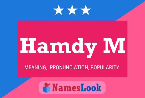 Hamdy M Name Poster