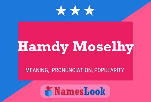 Hamdy Moselhy Name Poster