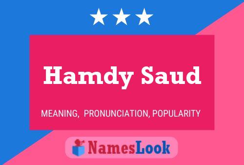 Hamdy Saud Name Poster