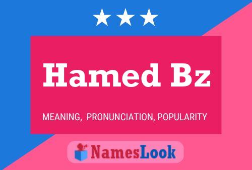 Hamed Bz Name Poster