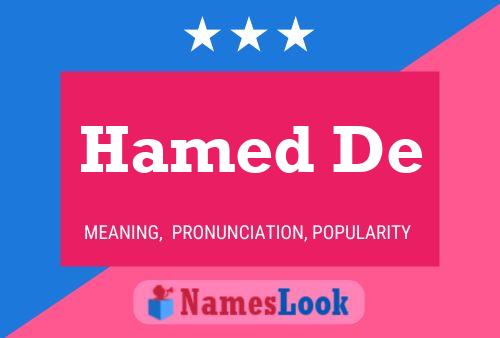 Hamed De Name Poster