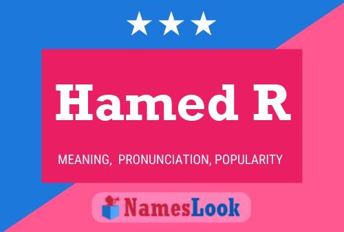 Hamed R Name Poster