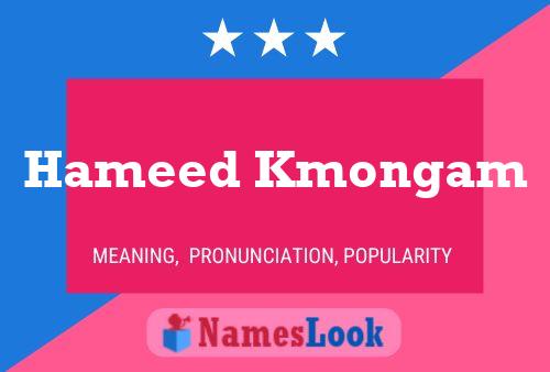 Hameed Kmongam Name Poster