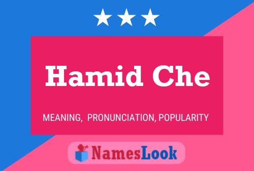 Hamid Che Name Poster