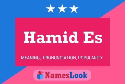 Hamid Es Name Poster