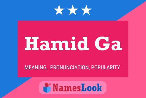 Hamid Ga Name Poster