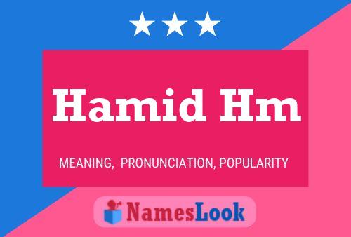 Hamid Hm Name Poster