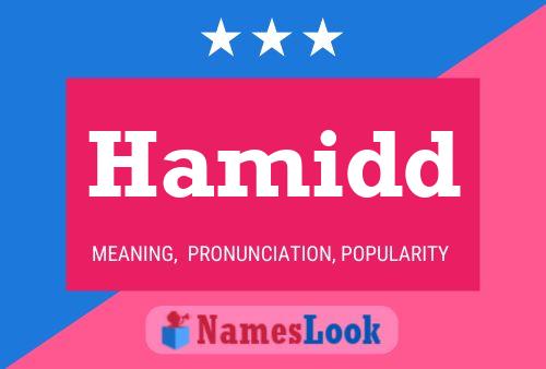 Hamidd Name Poster