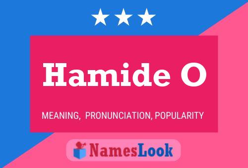 Hamide O Name Poster