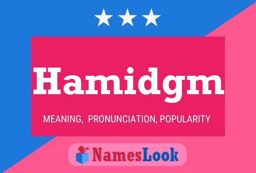 Hamidgm Name Poster