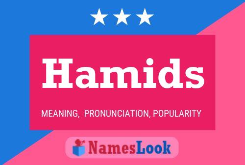 Hamids Name Poster