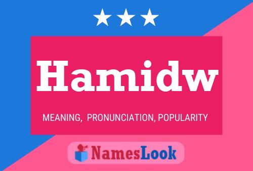 Hamidw Name Poster