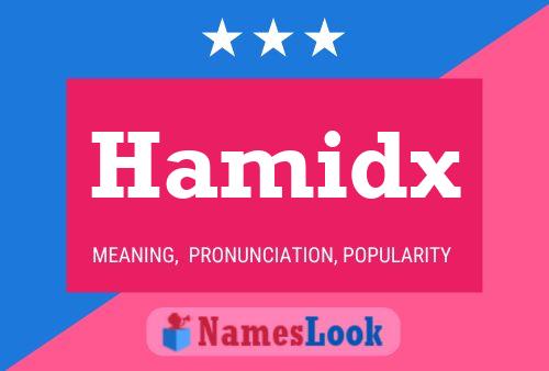 Hamidx Name Poster