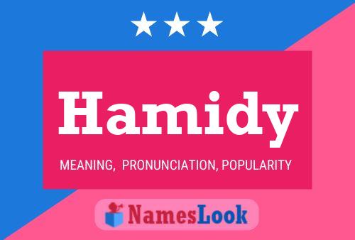 Hamidy Name Poster