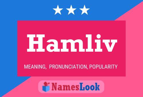 Hamliv Name Poster