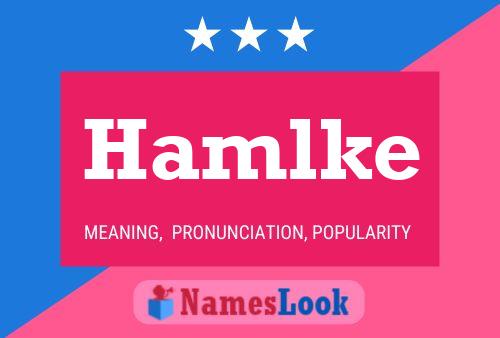 Hamlke Name Poster