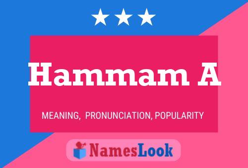 Hammam A Name Poster