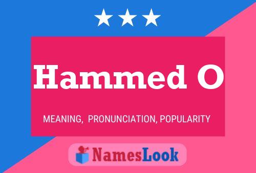 Hammed O Name Poster