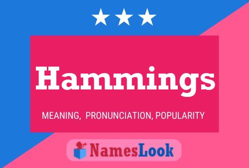 Hammings Name Poster