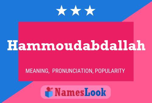 Hammoudabdallah Name Poster