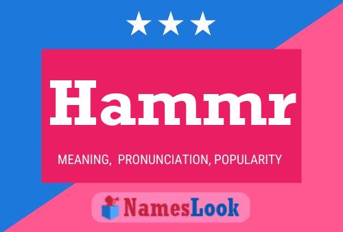 Hammr Name Poster