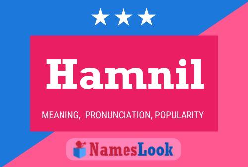 Hamnil Name Poster