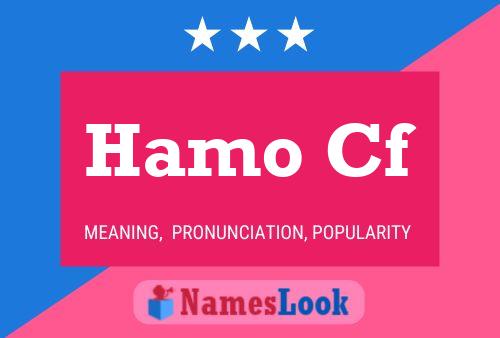 Hamo Cf Name Poster