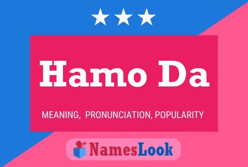 Hamo Da Name Poster