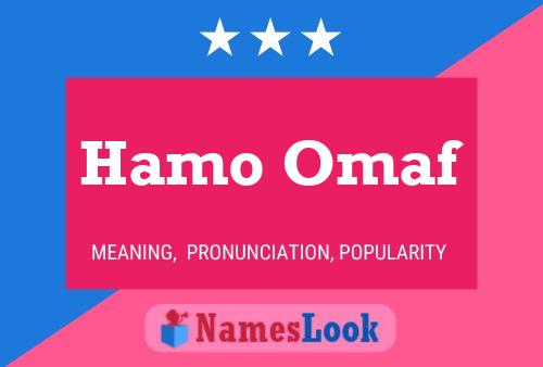 Hamo Omaf Name Poster