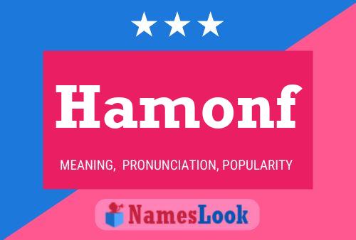 Hamonf Name Poster