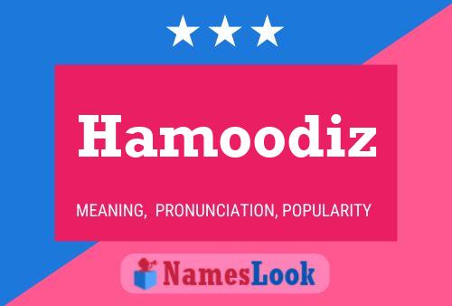 Hamoodiz Name Poster