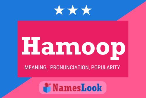 Hamoop Name Poster