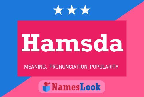 Hamsda Name Poster