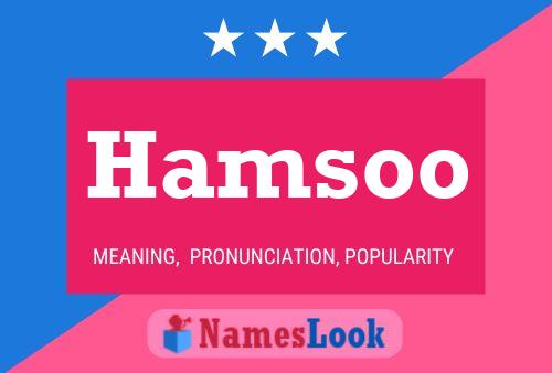 Hamsoo Name Poster