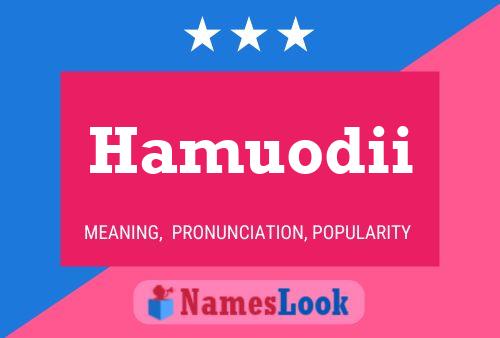 Hamuodii Name Poster