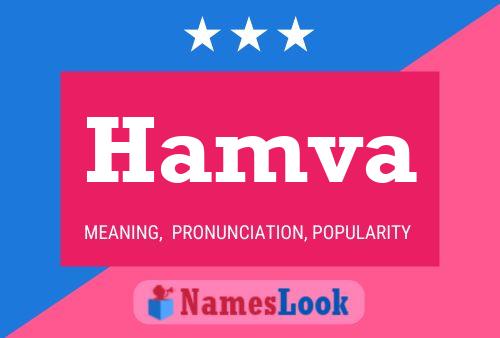 Hamva Name Poster