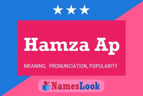 Hamza Ap Name Poster