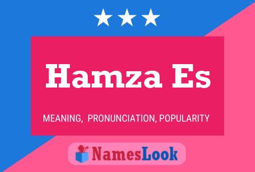 Hamza Es Name Poster