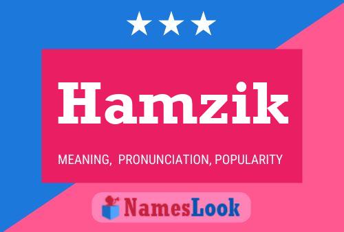 Hamzik Name Poster