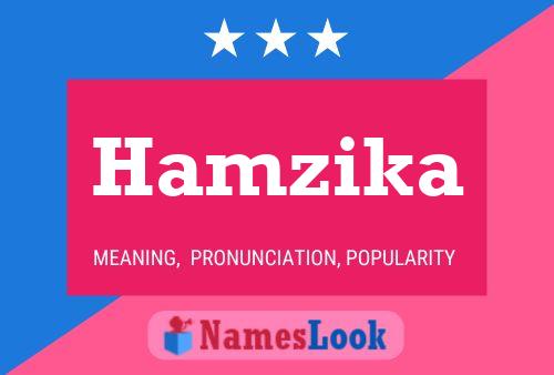 Hamzika Name Poster