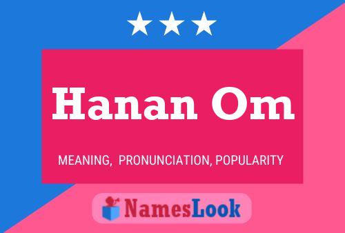 Hanan Om Name Poster