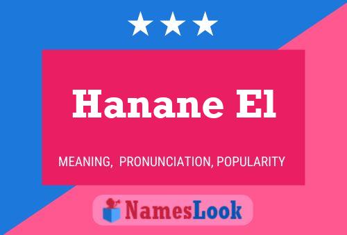 Hanane El Name Poster