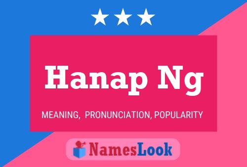 Hanap Ng Name Poster