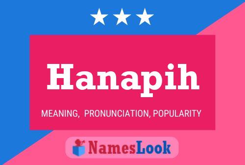 Hanapih Name Poster